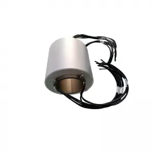ip65 large bore waterproof slip ring 143mm inner diameter 5 circuits high power rotary joint